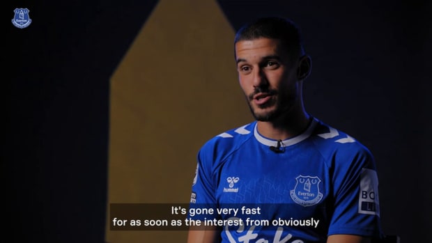 Conor Coady's first interview at Everton